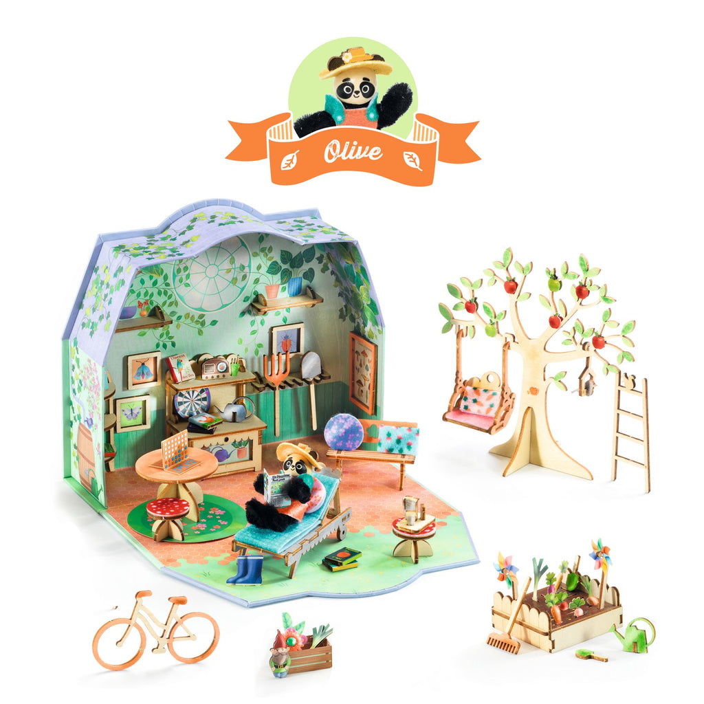Kit Casetta In Miniatura - Mi House Olive - Djeco - immagine 3