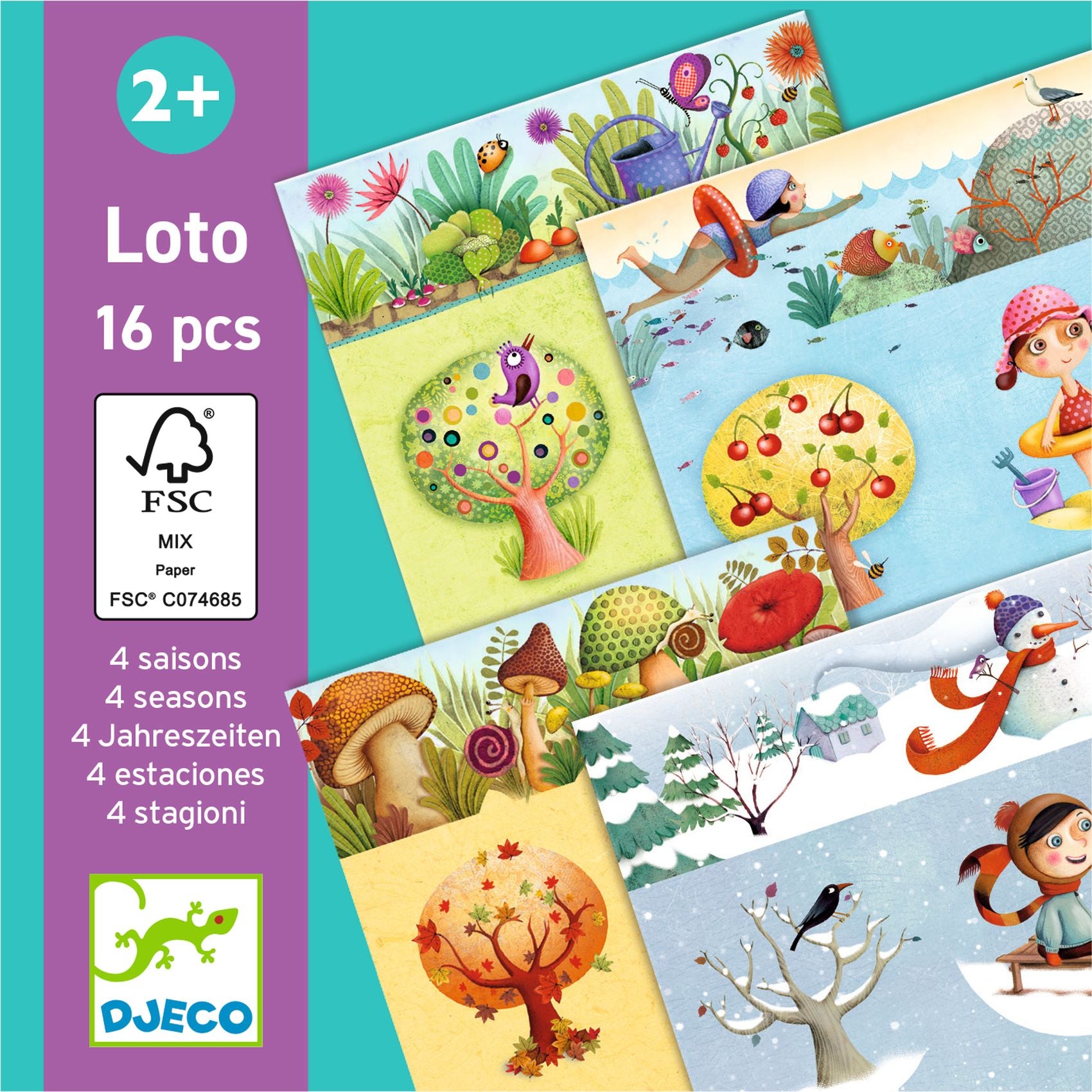 Loto - Gioco Di Associazione - 4 Stagioni