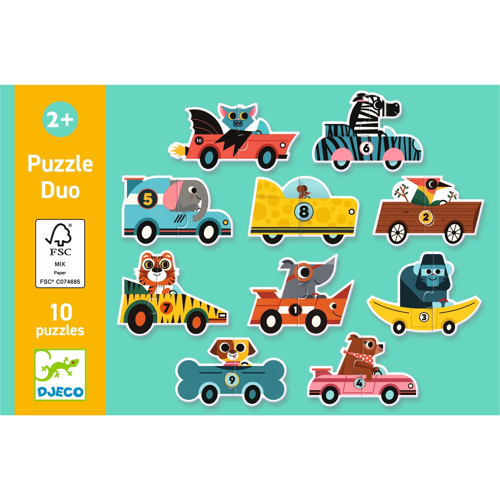 Puzzle Duo Racing Cars