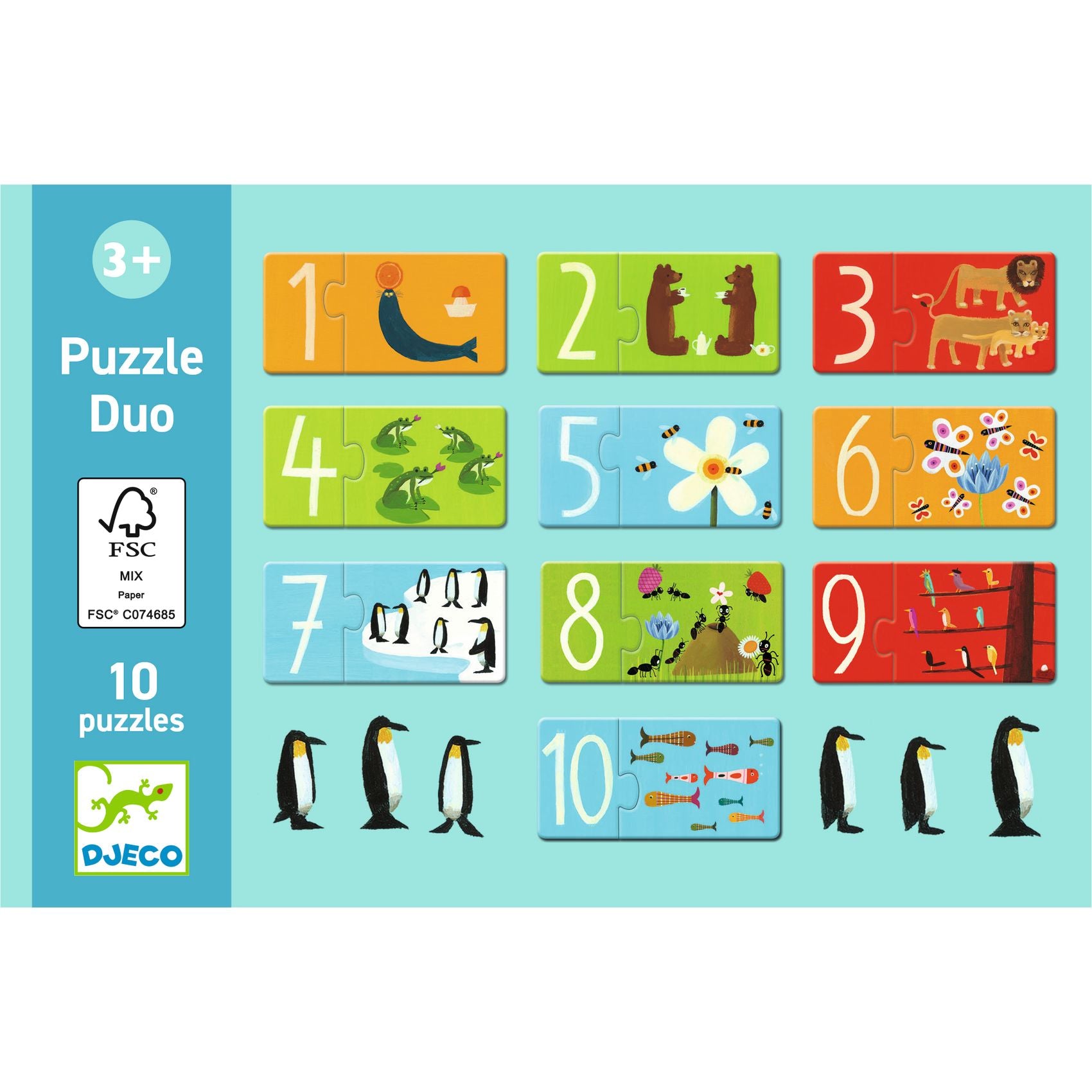 Puzzle Duo Numeri