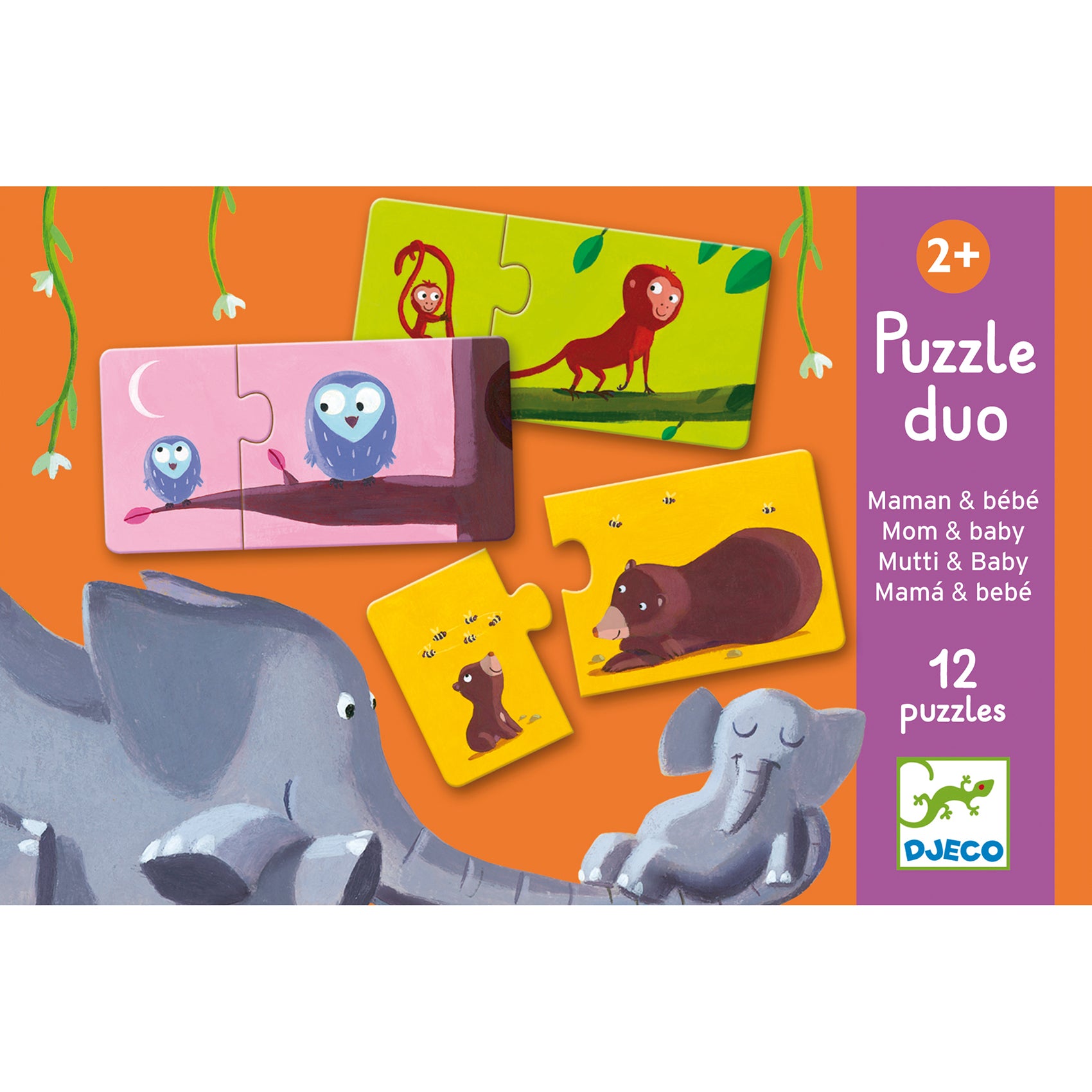 Puzzle Duo Mamma e Cuccioli
