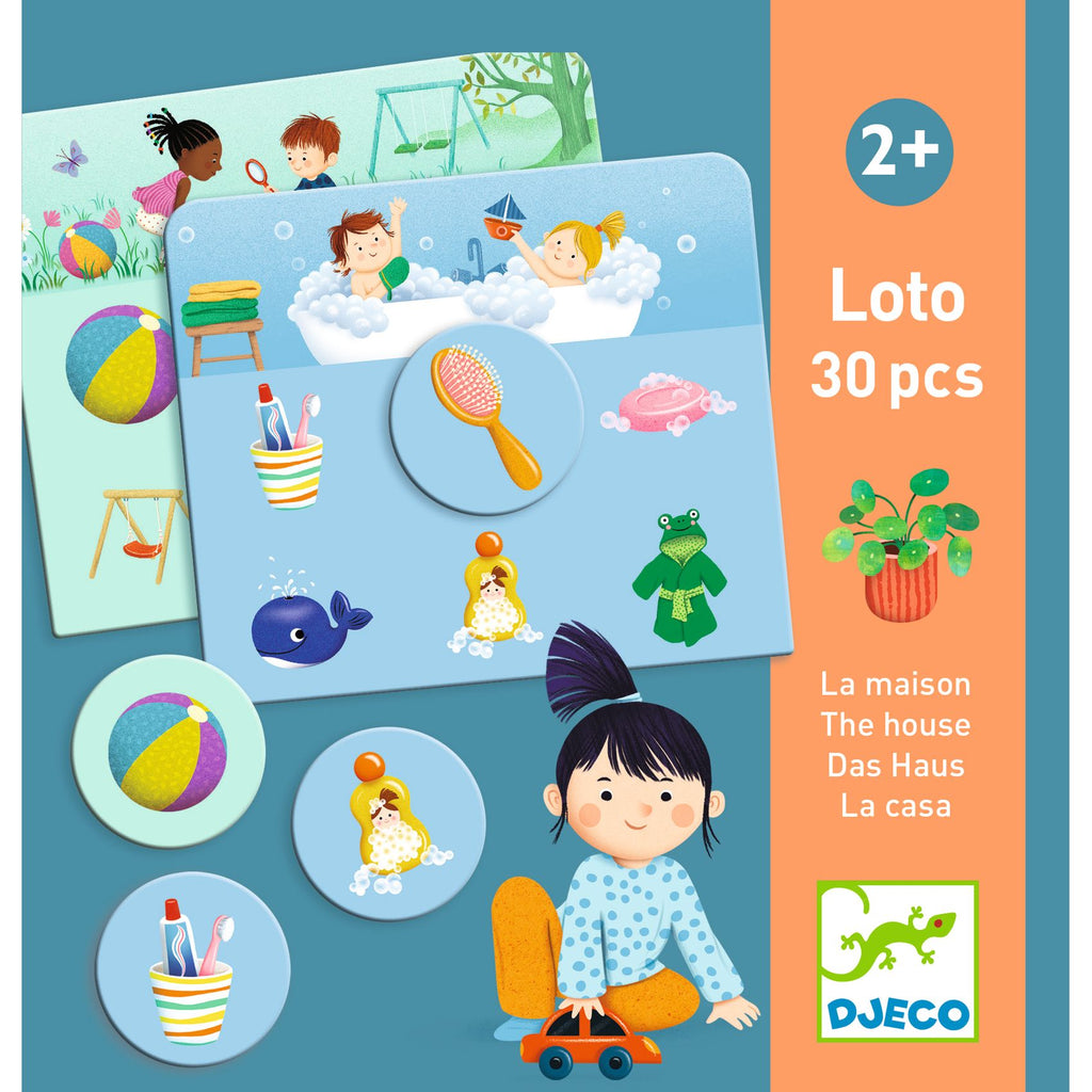 Loto Nella Casa, gioco di associazione per bimbi