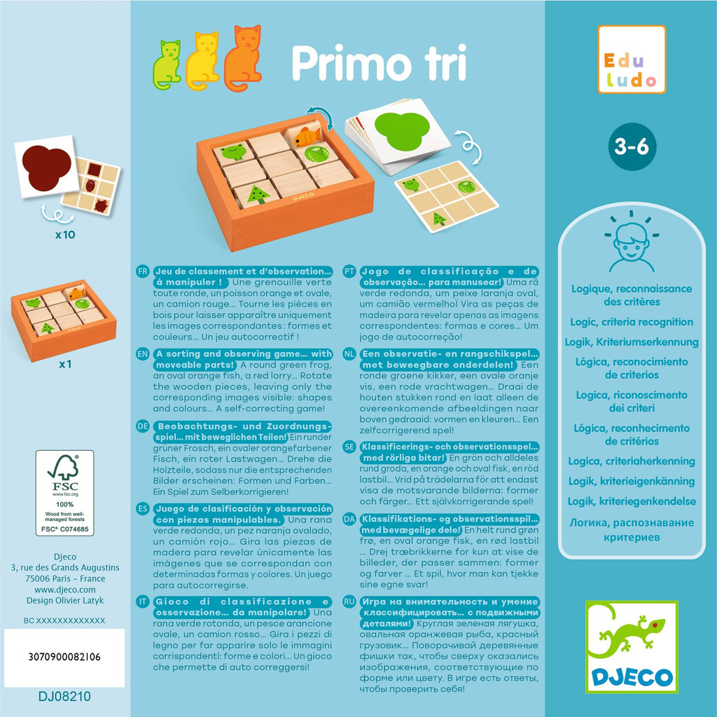 Gioco di abbinamento Primo Tri