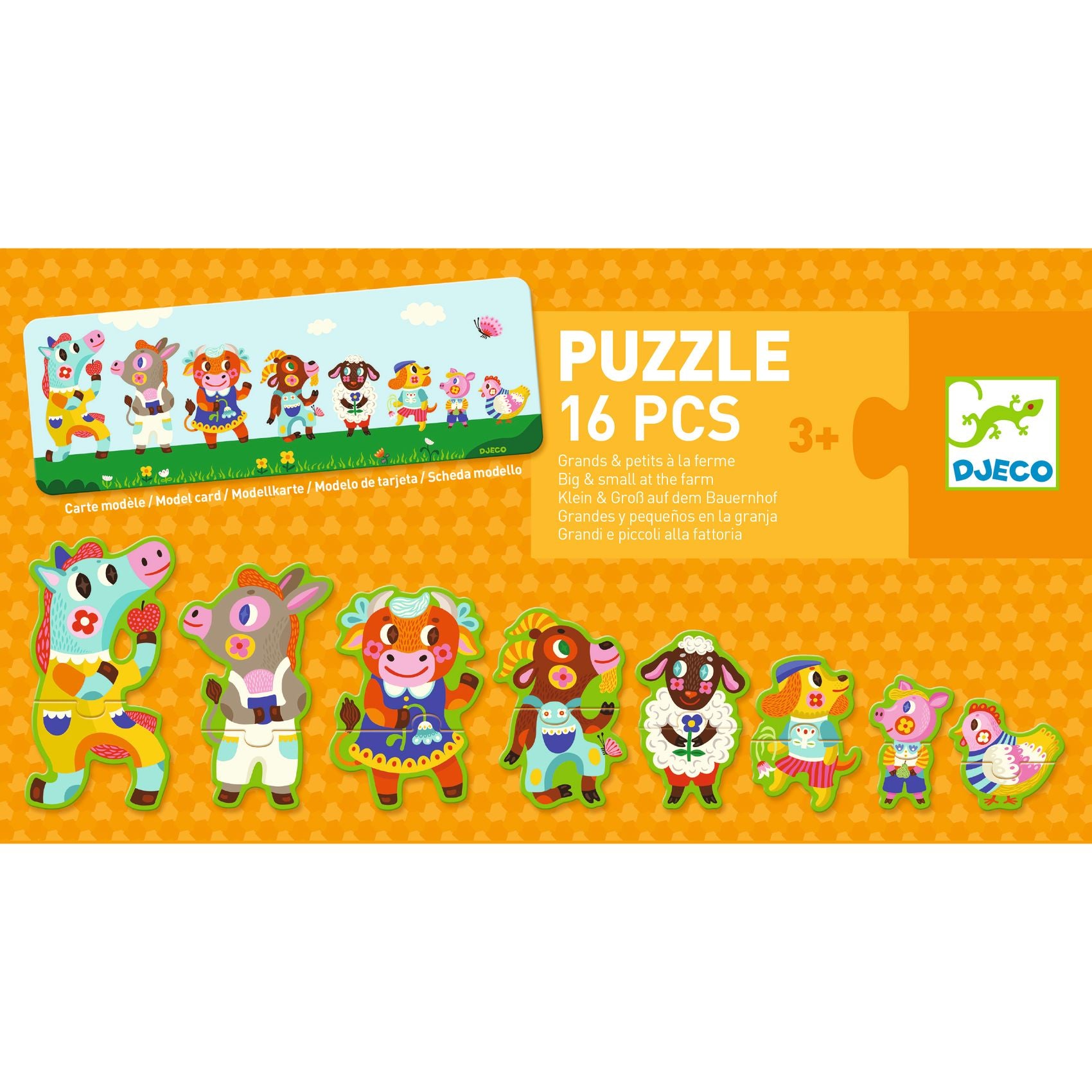 Puzzle Duo Grandi e Piccoli alla Fattoria