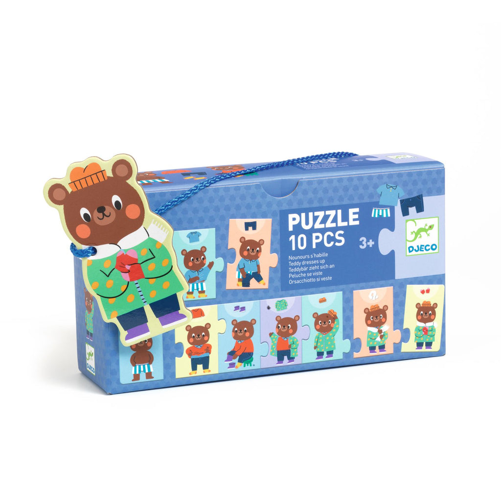 Puzzle Con Cornice - Orsacchiotto Si Veste - Djeco