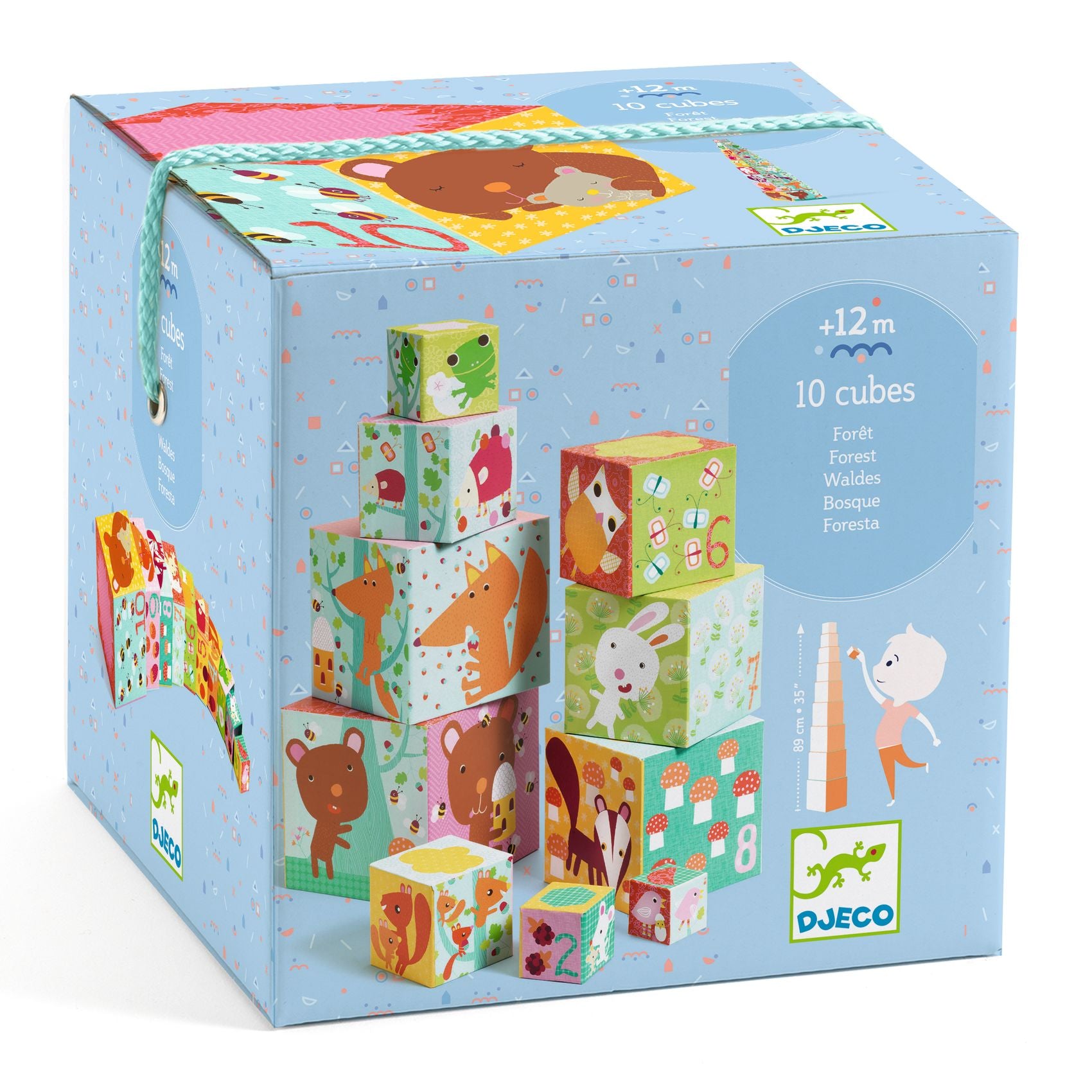 10 Cubi Impilabili - Foresta