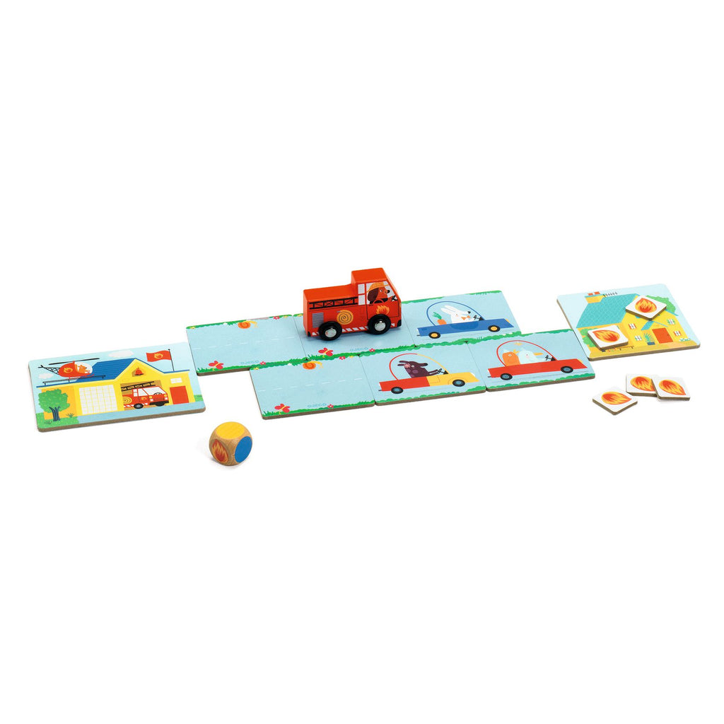 PinPon! Gioco di carte cooperativo per piccoli pompieri