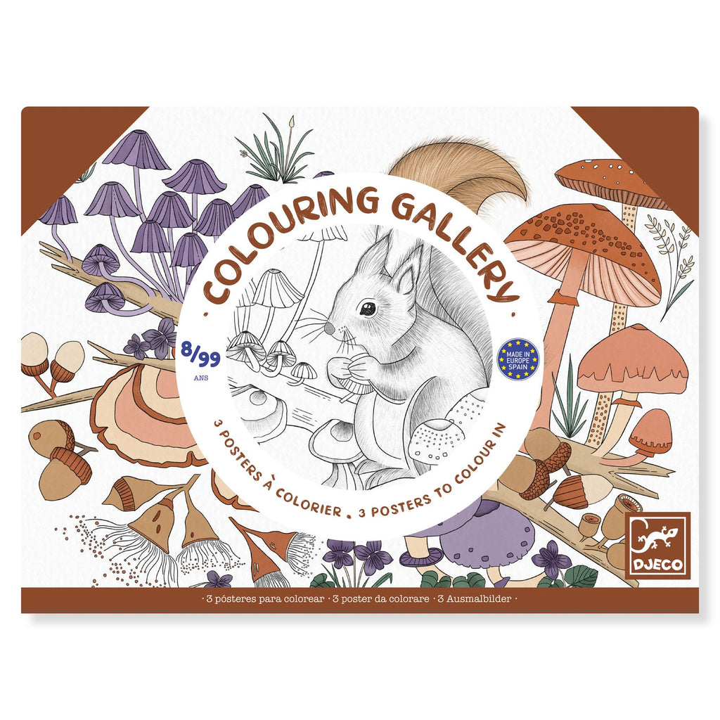 Poster Da Colorare - Naturalist