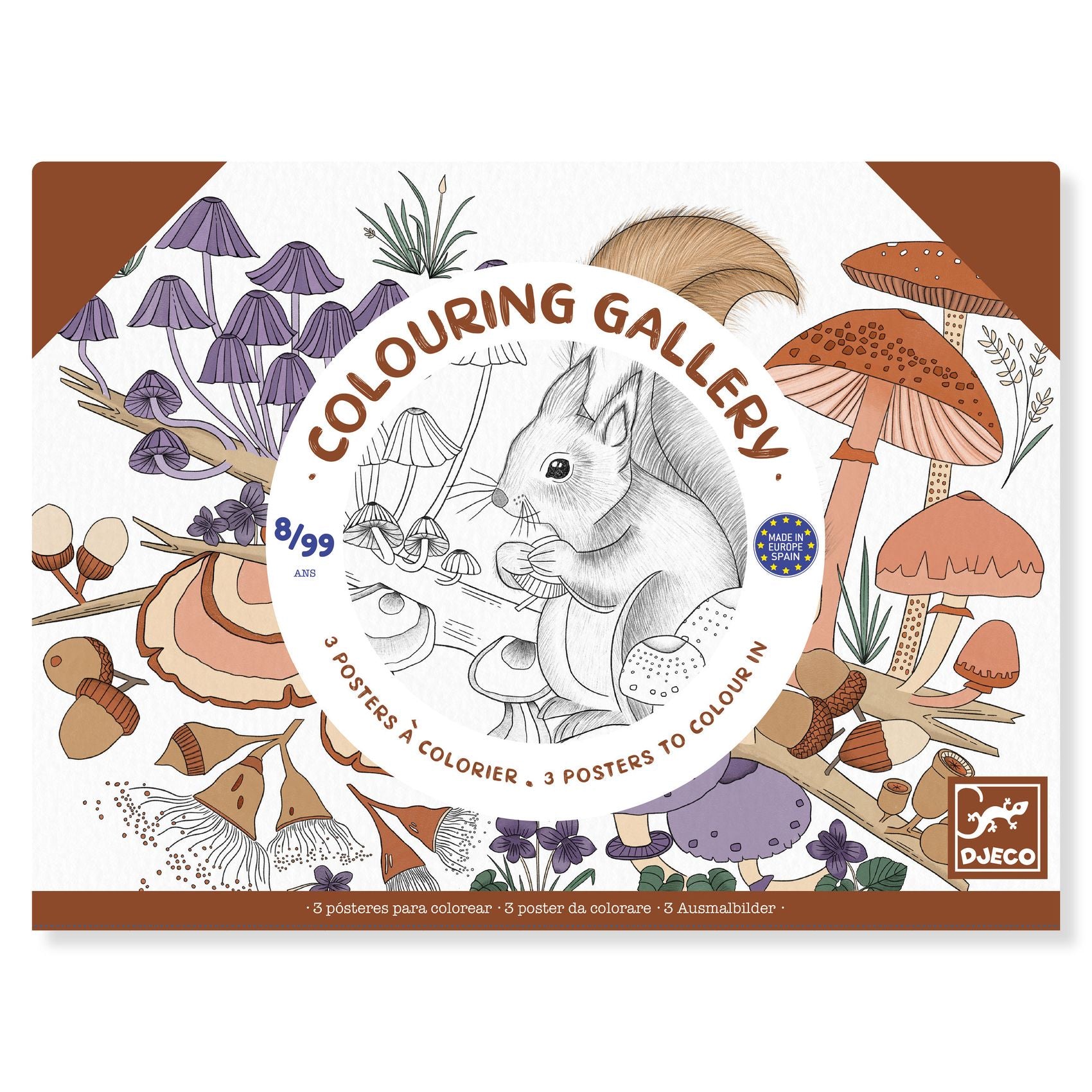 Poster Da Colorare - Naturalist