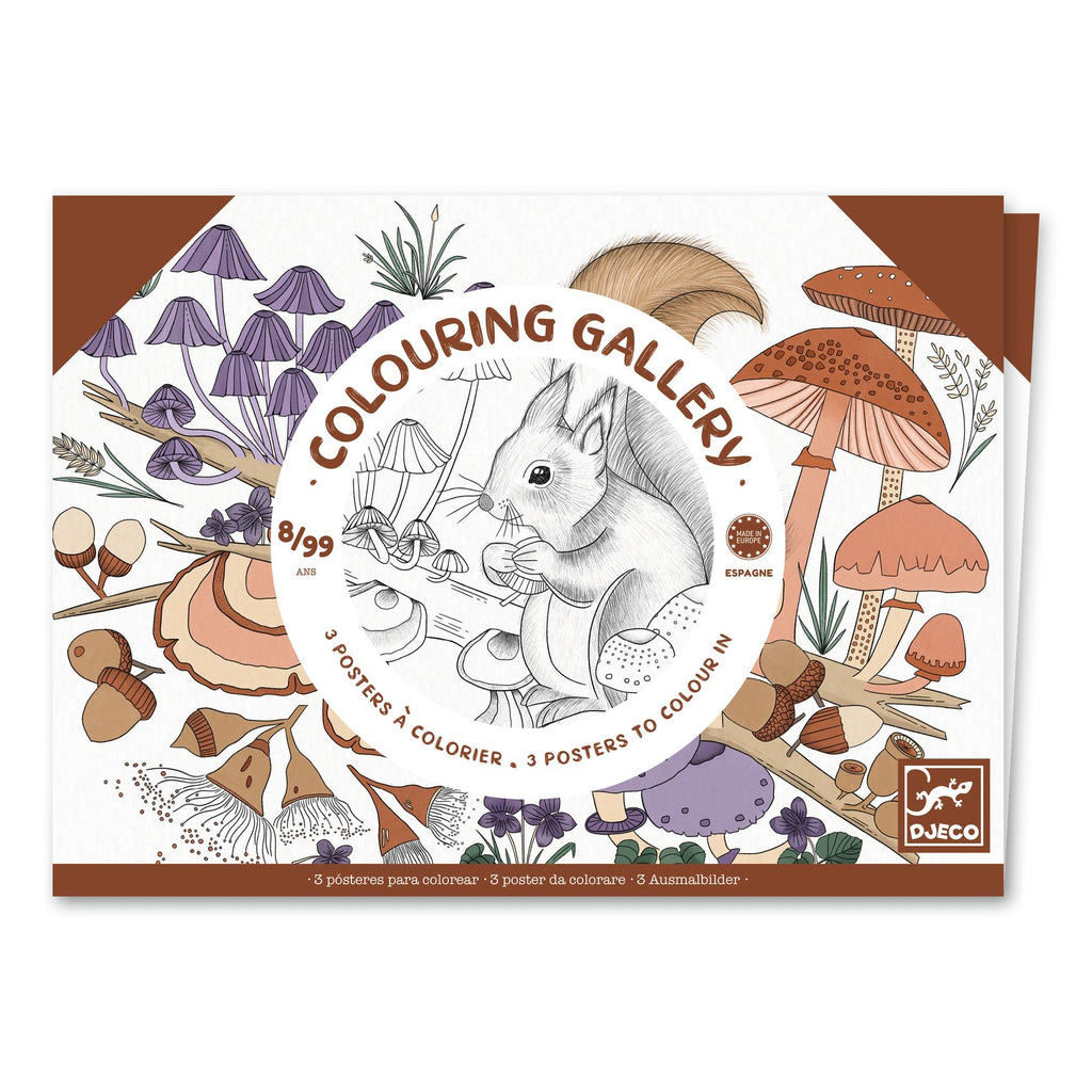 Poster Da Colorare - Naturalist