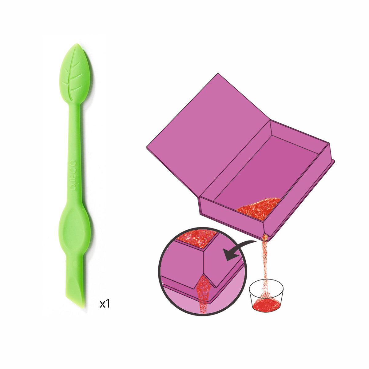 Kit Quadri Di Sabbia Colorata - Zampe Di Velluto - Djeco - immagine 6