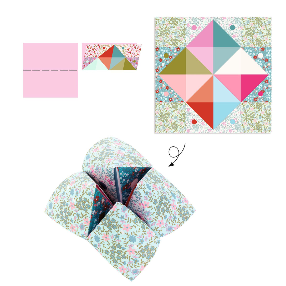 Origami - Sale Pepe Rosa