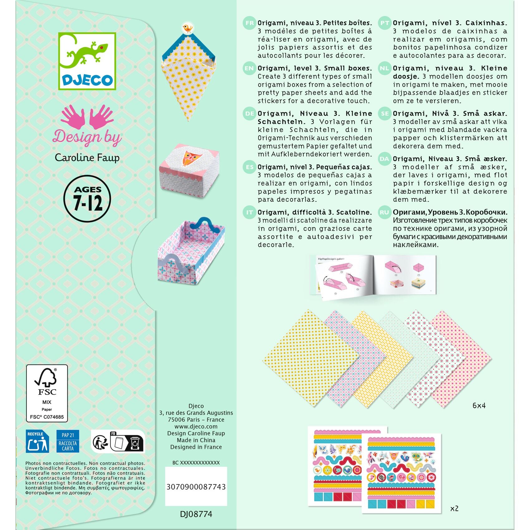 Origami - Piccole Scatoline