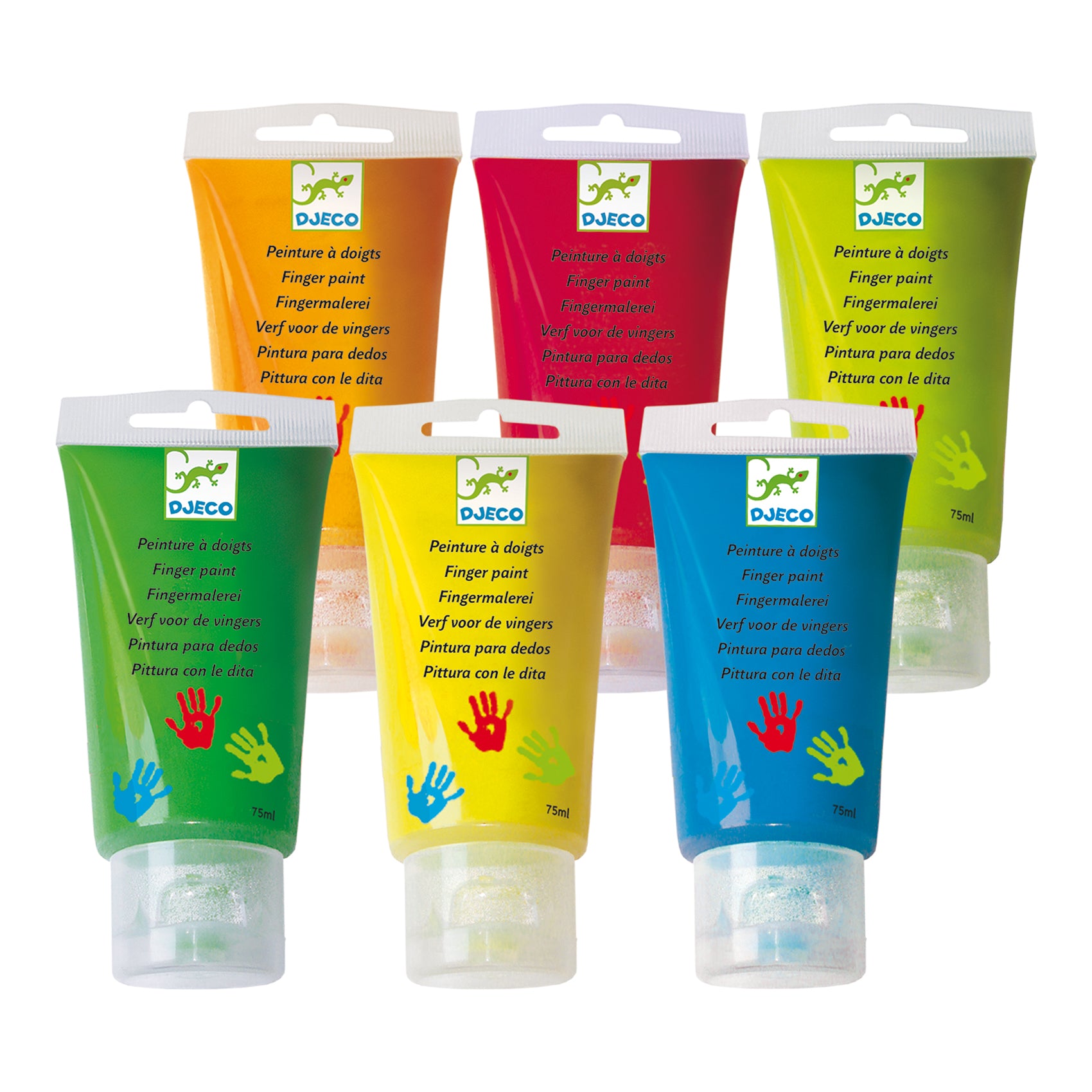 Set 6 Tubi Tempere A Dita 