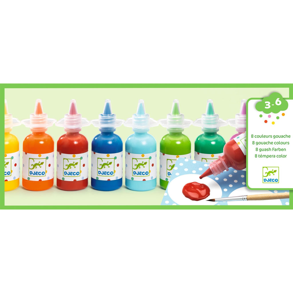8 Colori A Tempera