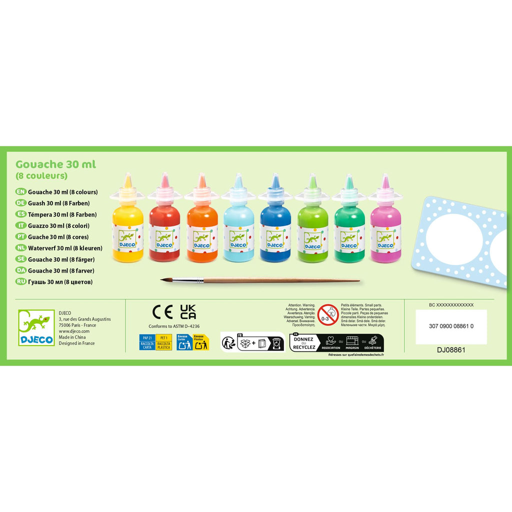 8 Colori A Tempera