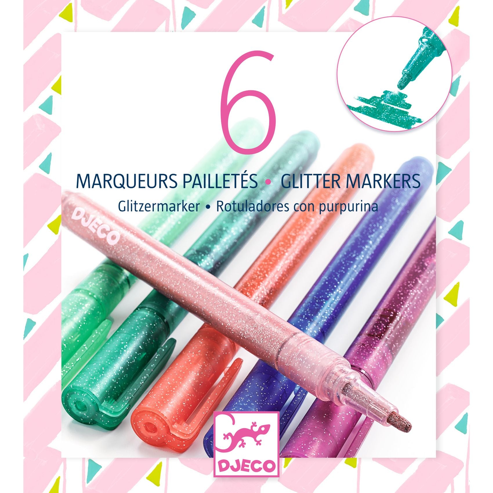 6 Pennarelli Glitterati - Sweet