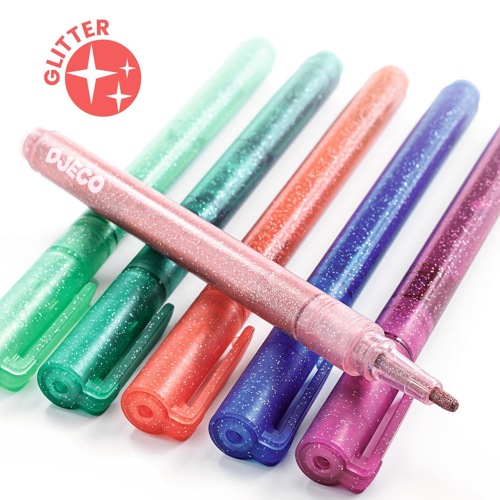 6 Pennarelli Glitterati - Sweet