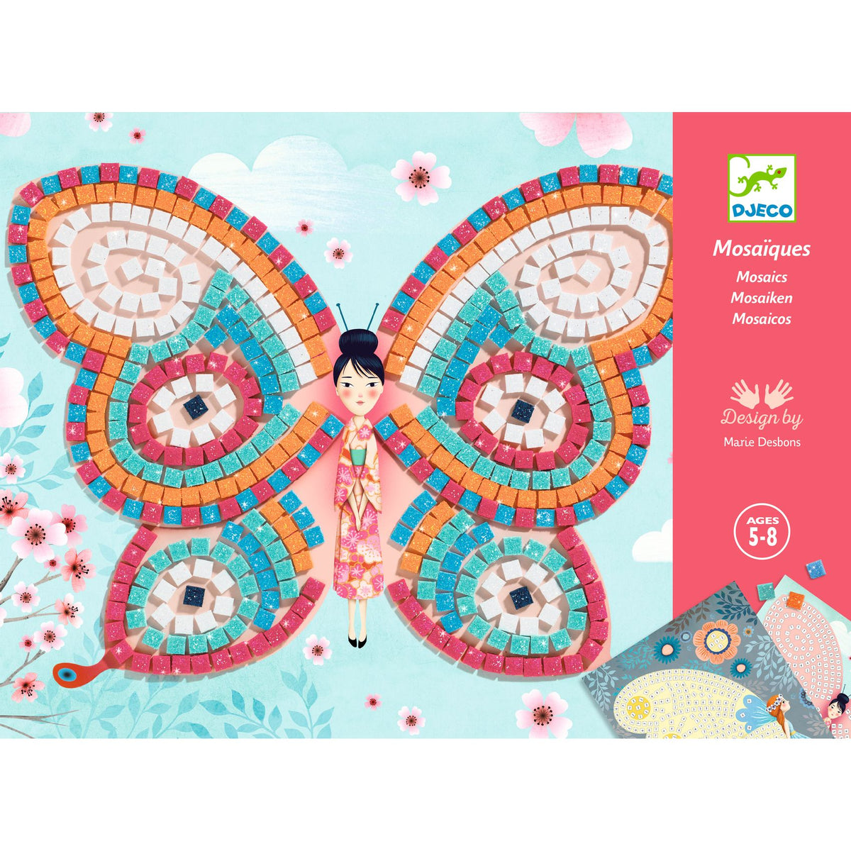 Kit Mosaico Adesivo - Farfalle