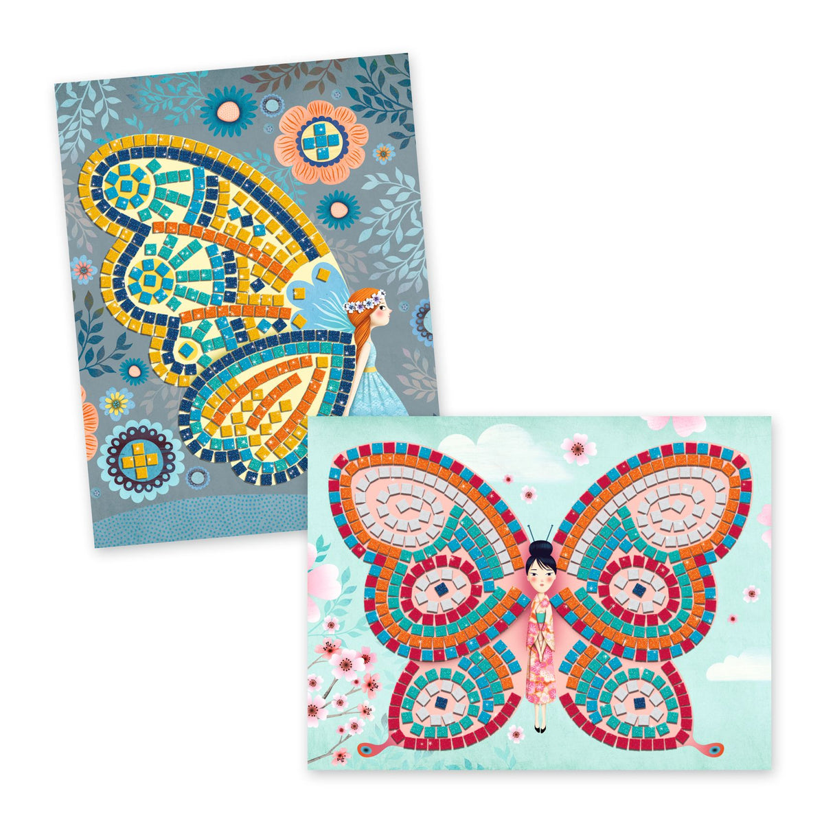 Kit Mosaico Adesivo - Farfalle - Djeco - immagine 3