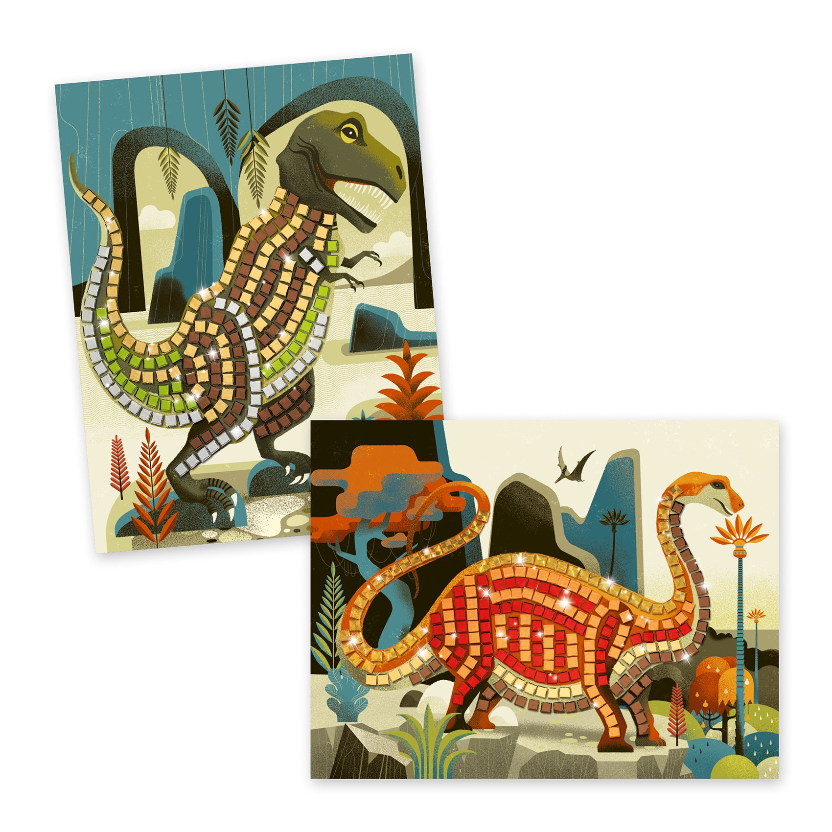 Kit Mosaico Adesivo - Dinosauri