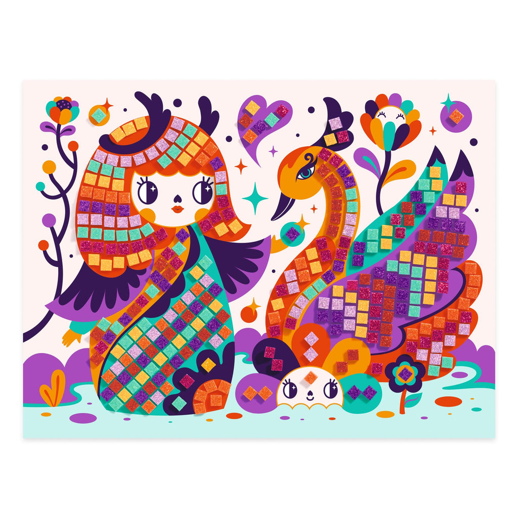 Kit Mosaico Adesivo - Kokeshi