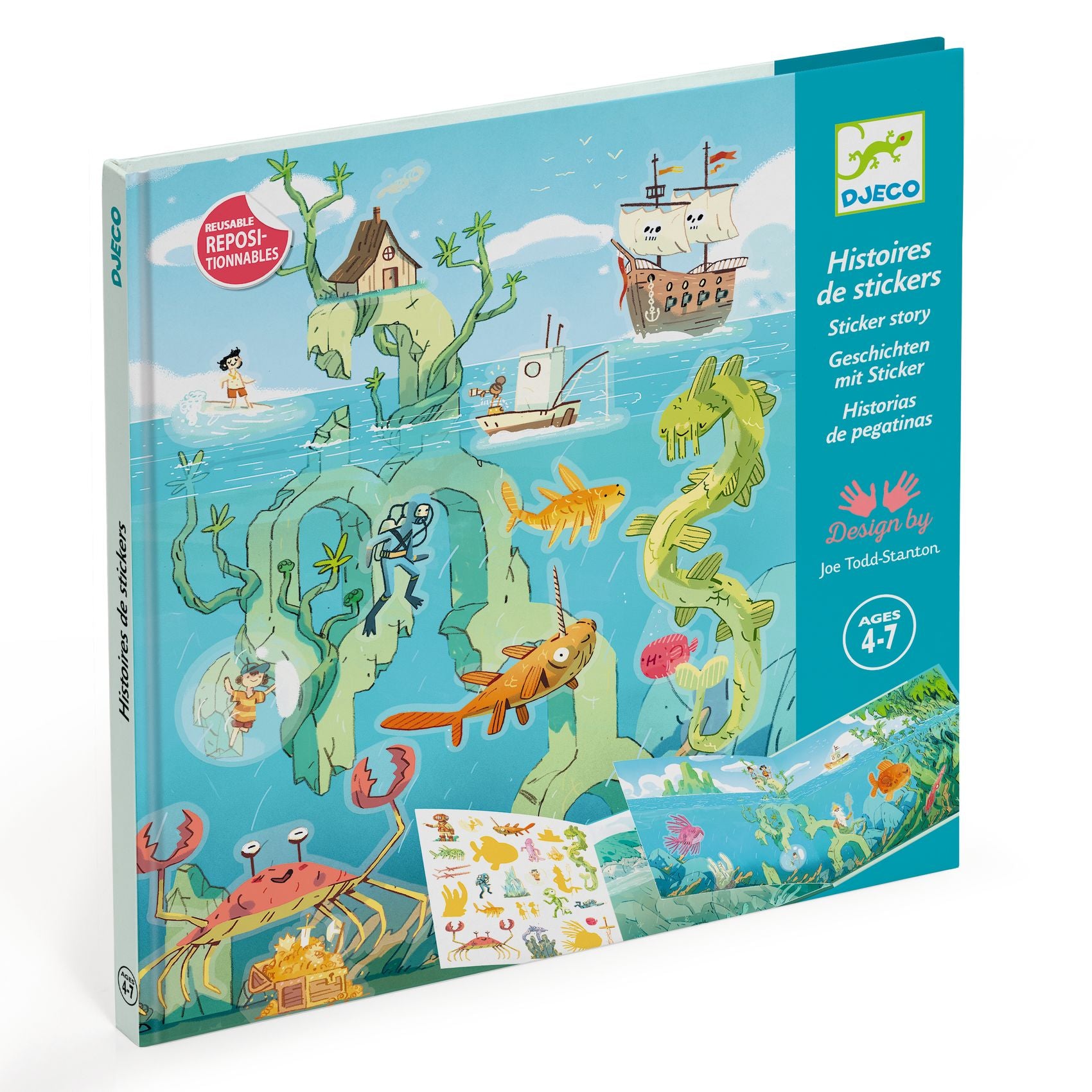 Stickers Riposizionabili - Avventure in Mare