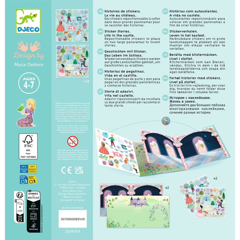 Stickers Riposizionabili - La Vita al Castello