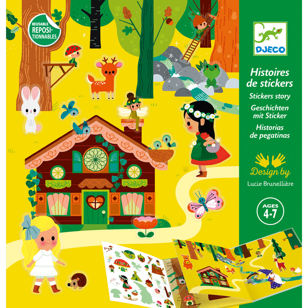 Stickers Riposizionabili - La Foresta Magica