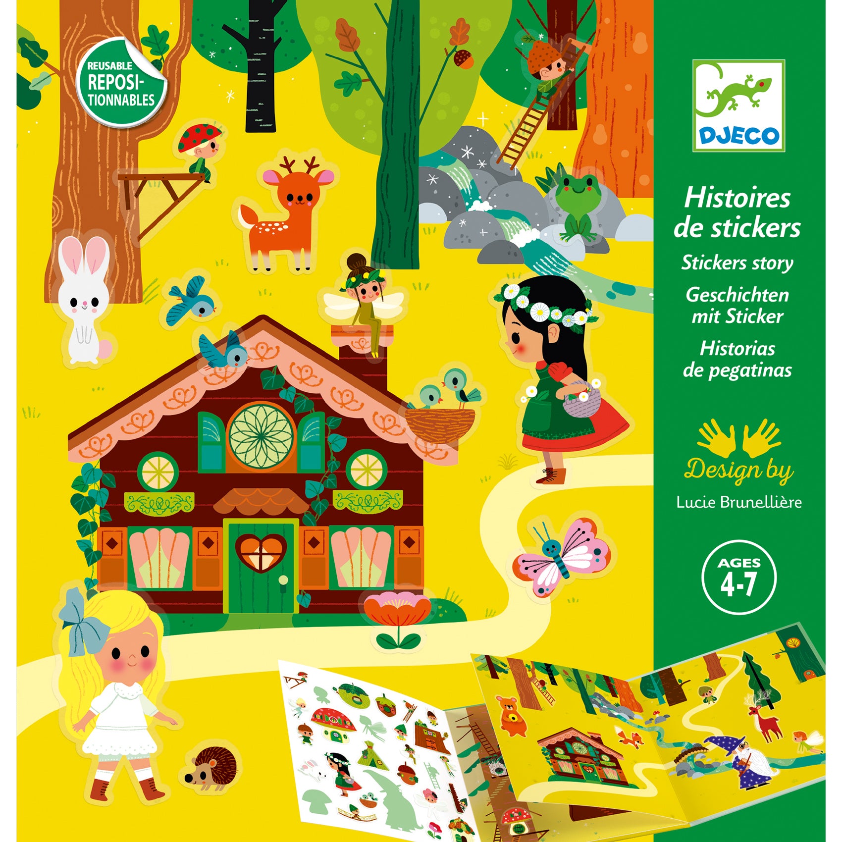 Stickers Riposizionabili - La Foresta Magica