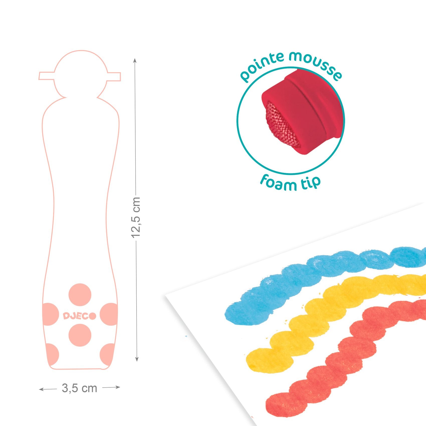 Tempere Con Punta In Gommapiuma