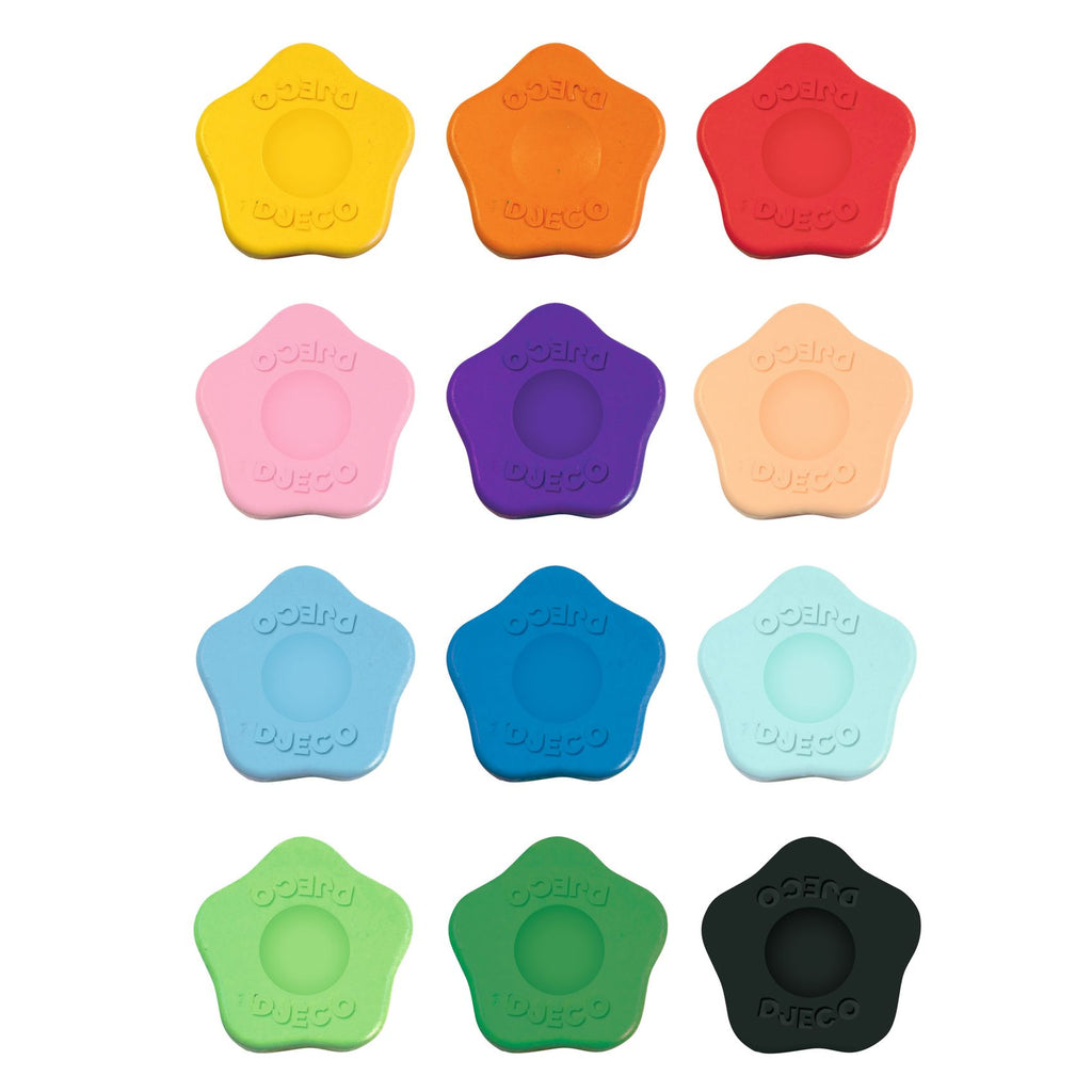 12 Colori A Cera A Forma Di Fiore
