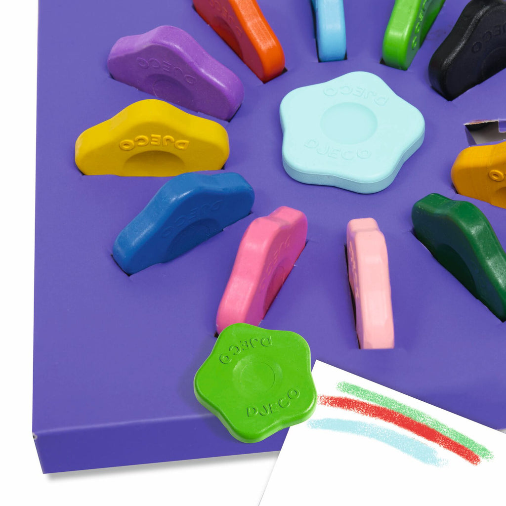 12 Colori A Cera A Forma Di Fiore