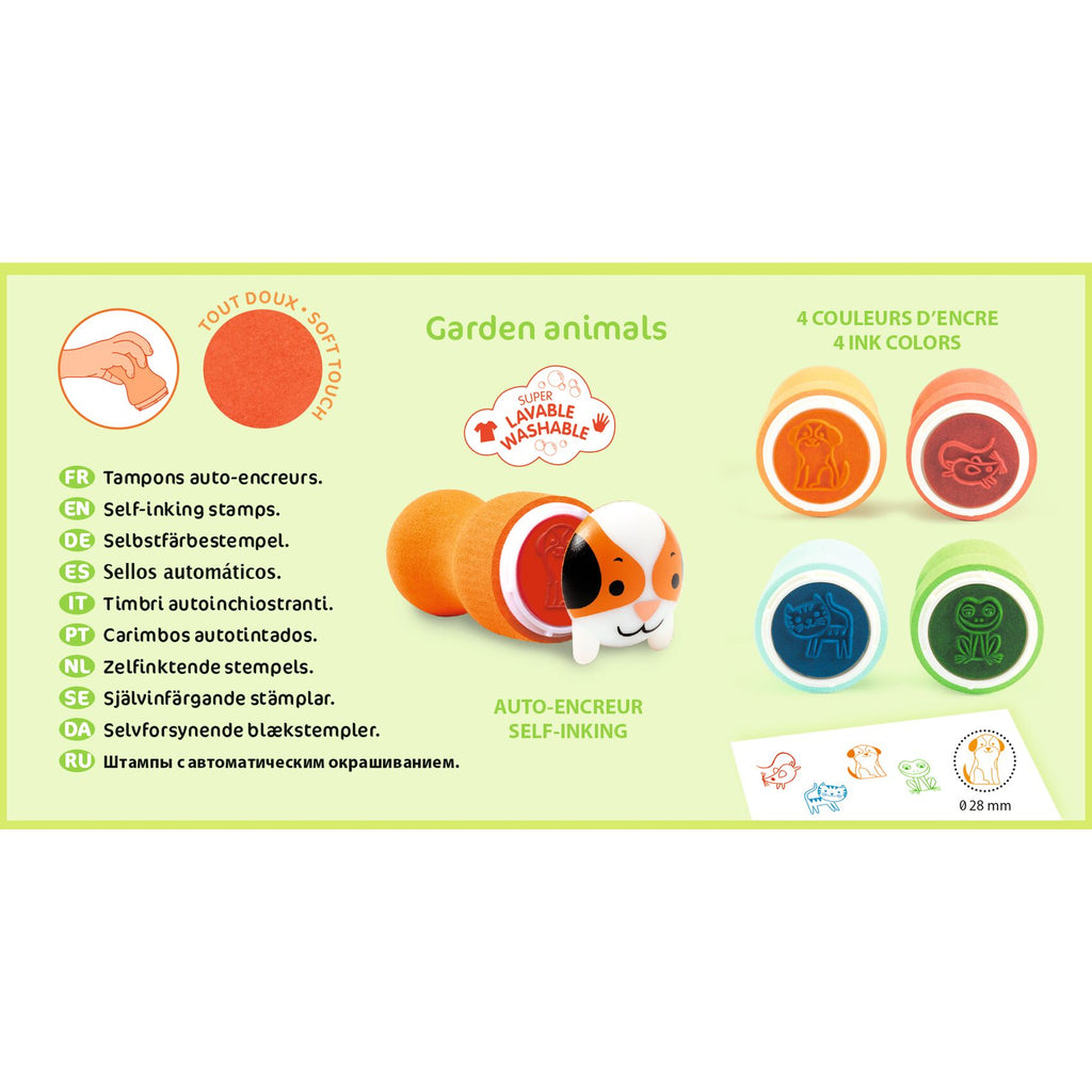Set Timbri - Animali Del Giardino