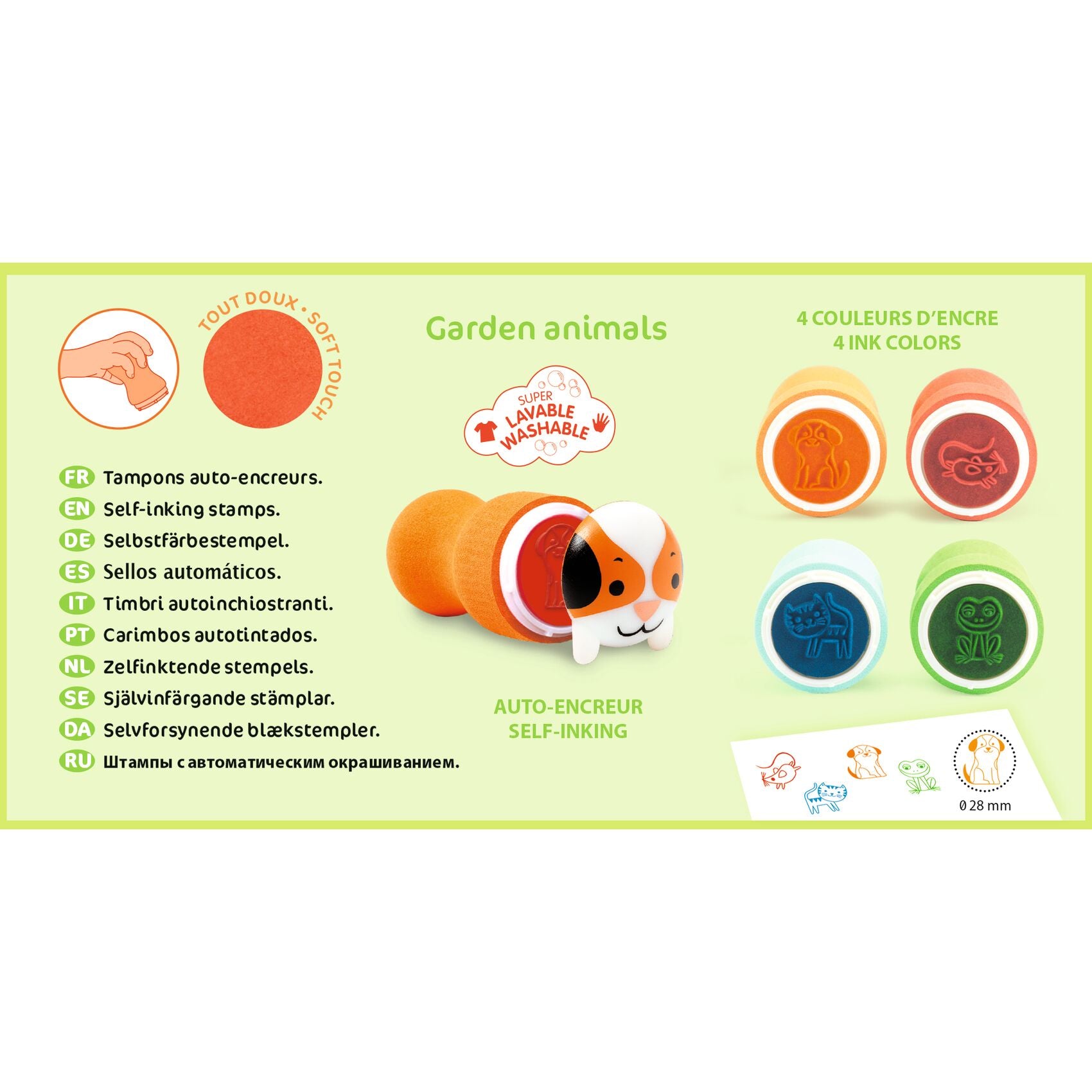 Set Timbri - Animali Del Giardino