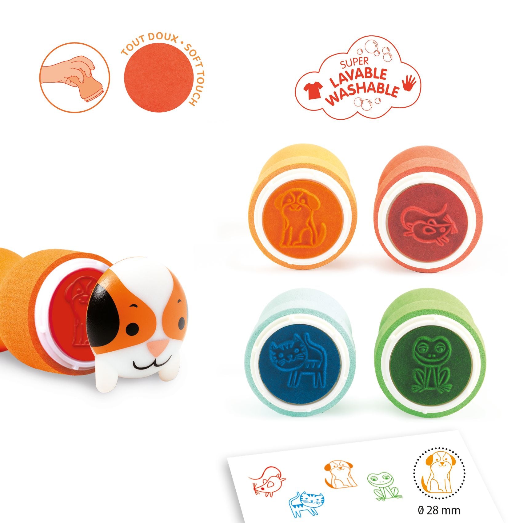 Set Timbri - Animali Del Giardino