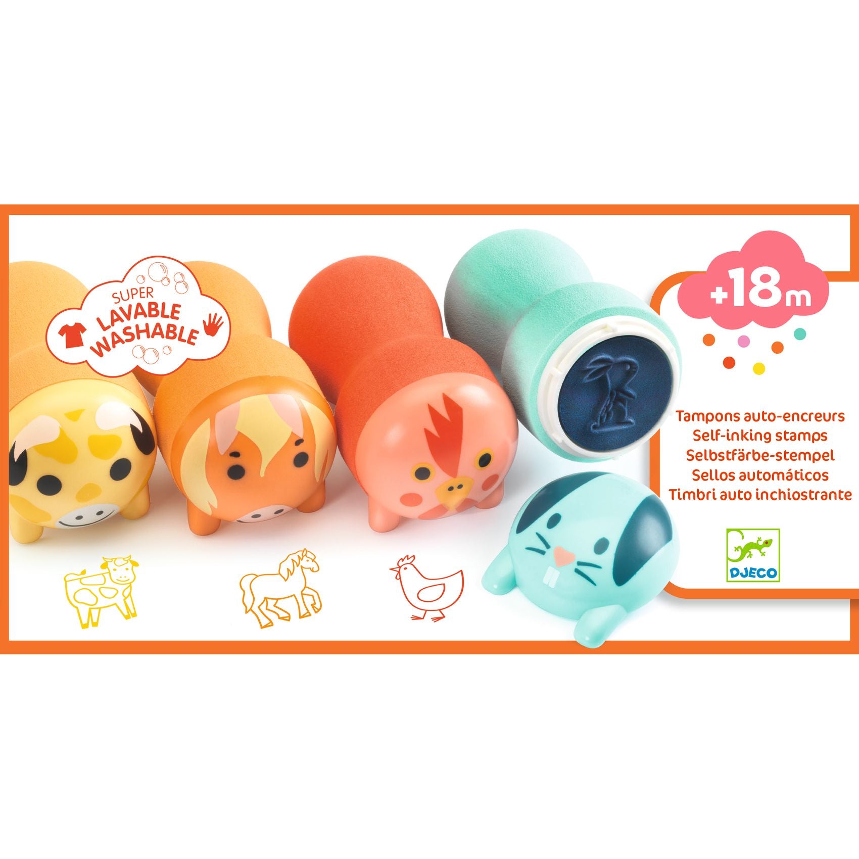 Set Timbri - Animali Della Fattoria