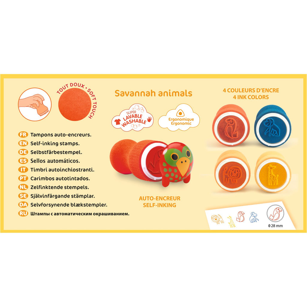 Set Timbri - Animali Della Savana
