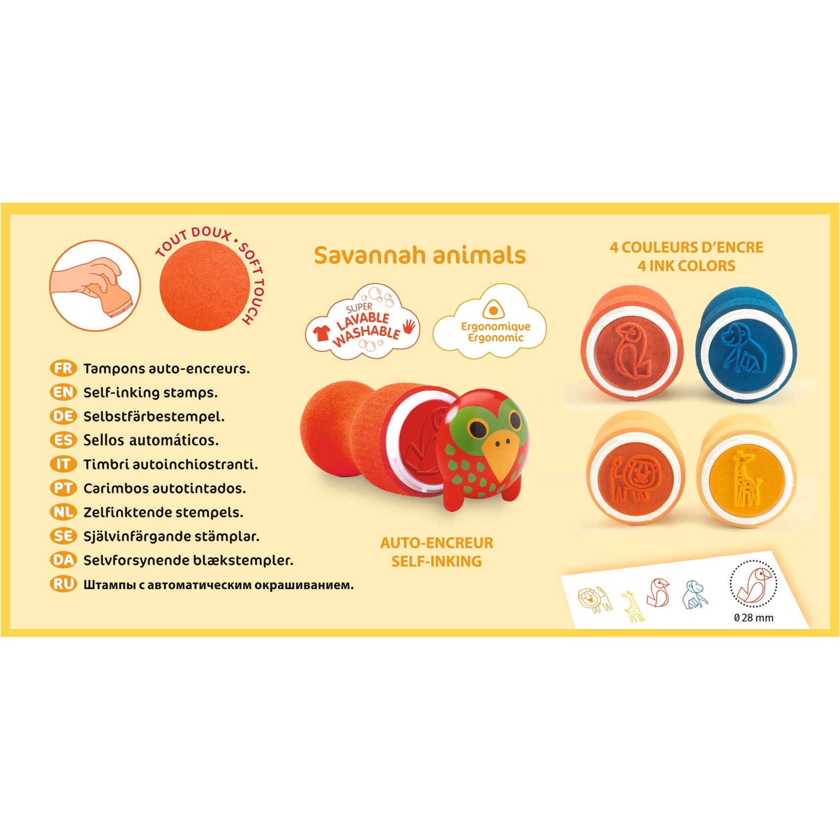 Set Timbri - Animali Della Savana