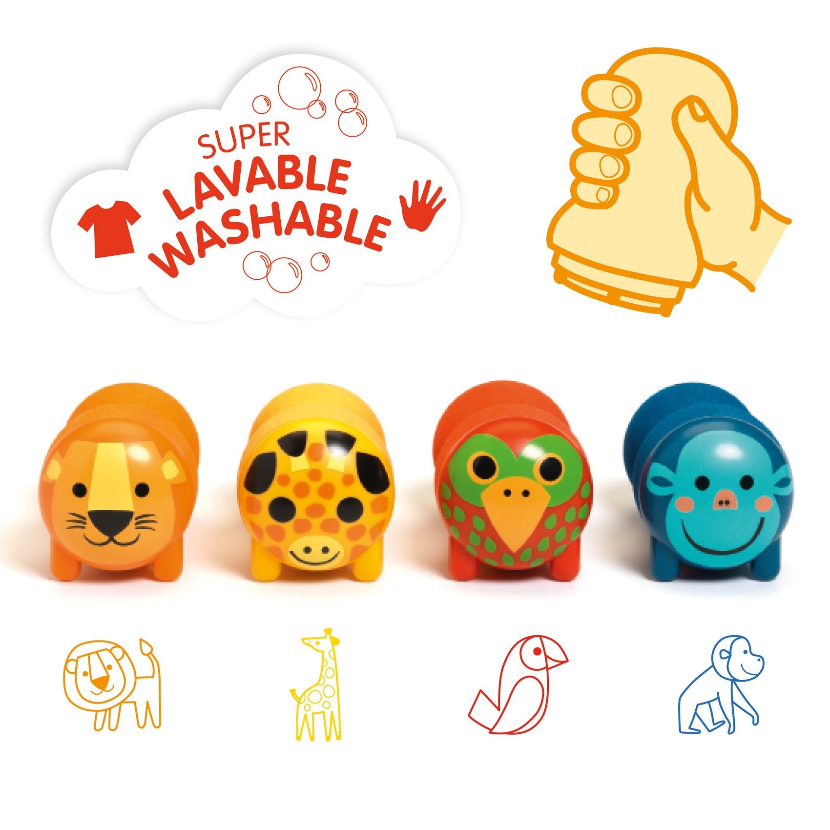 Set Timbri - Animali Della Savana