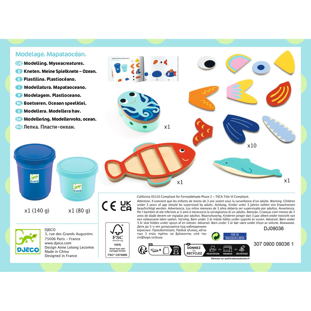 Kit Creativo Con Pasta Da Modellare - Mapatocean