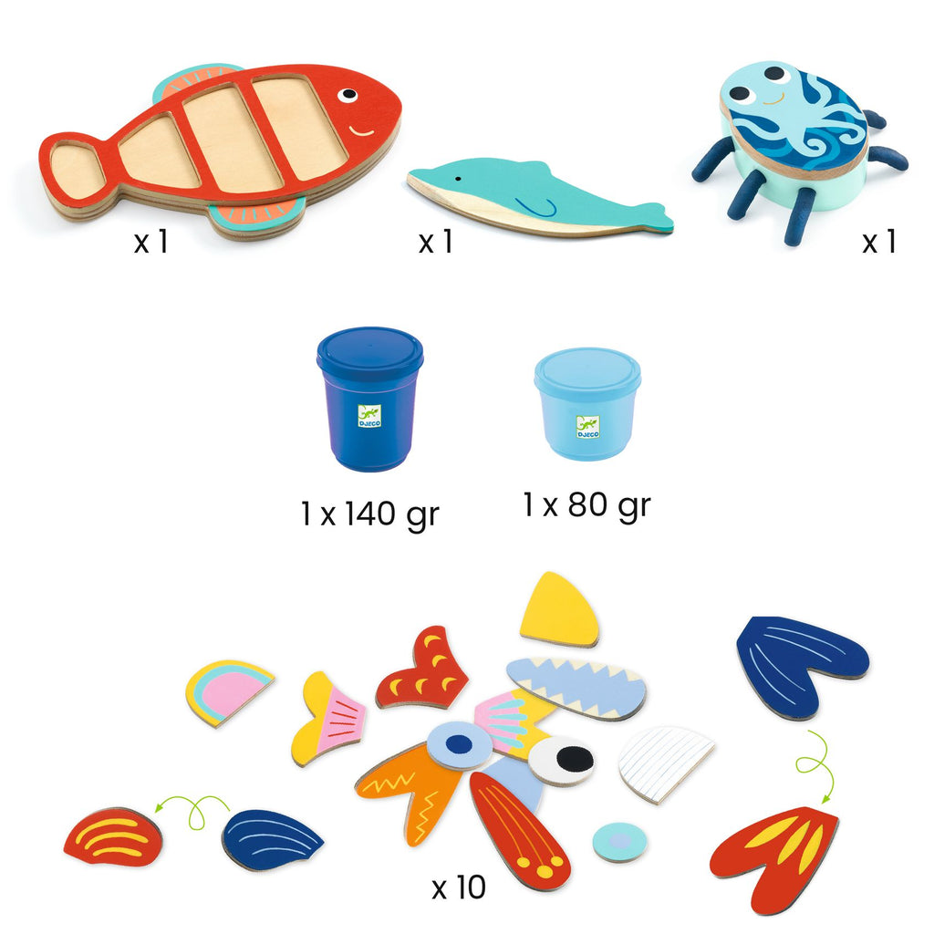 Kit Creativo Con Pasta Da Modellare - Mapatocean