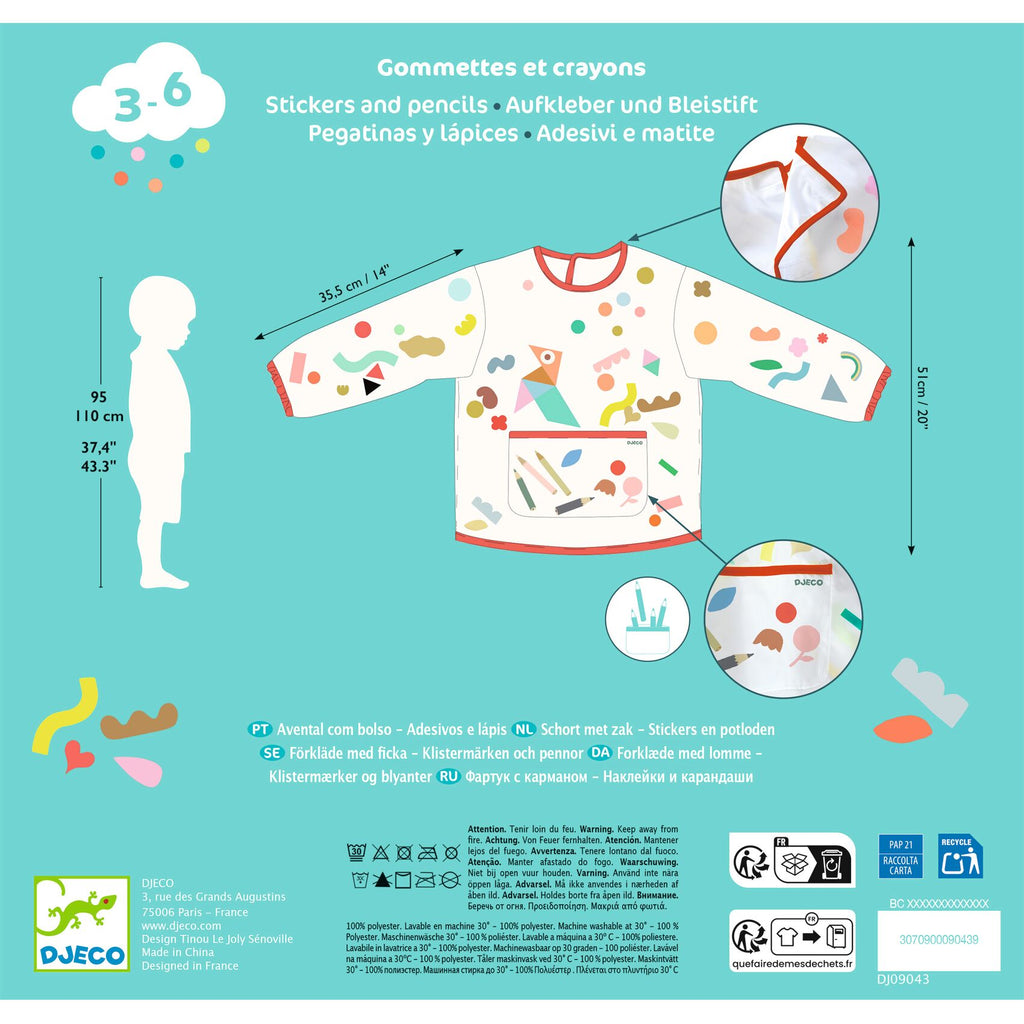 Grembiule Con Tasca Per Attività Creative