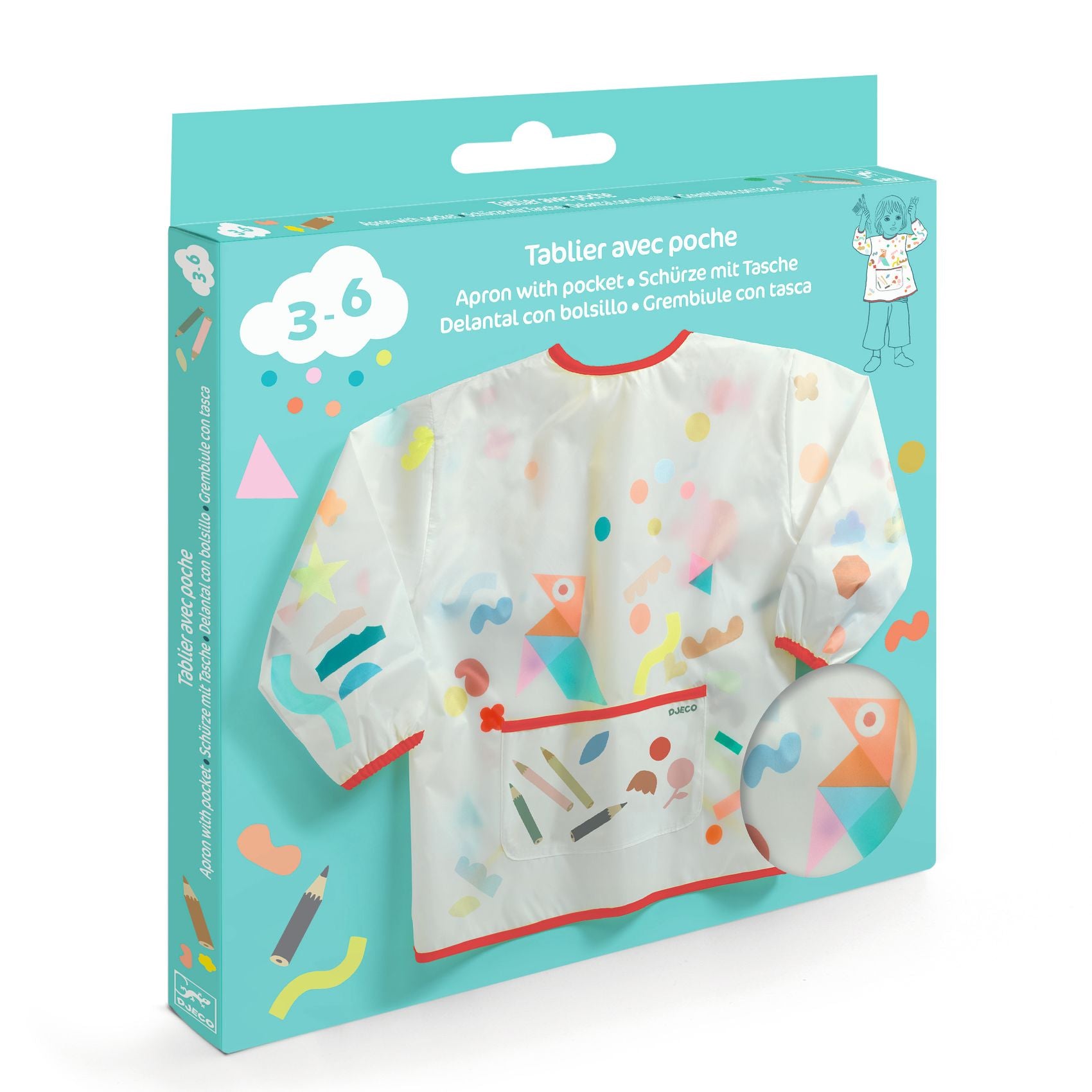 Grembiule Con Tasca Per Attività Creative 