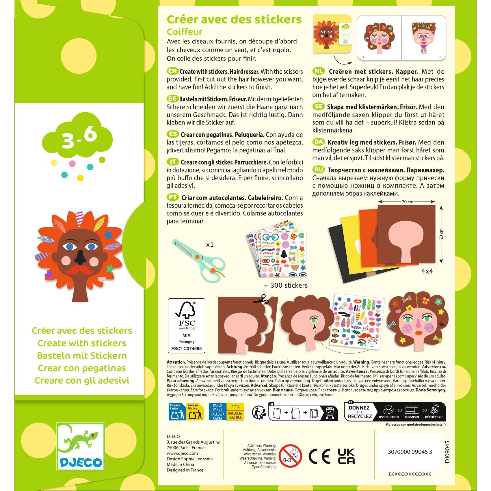 Stickers Parrucchiere