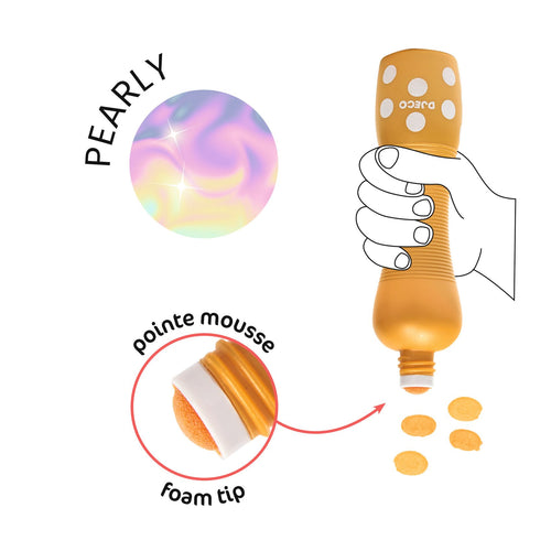 Tempere Con Punta In Gommapiuma - Perlati