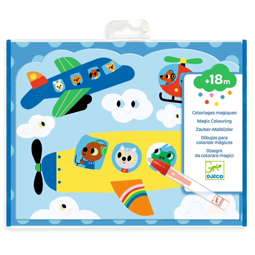 Cards Da Colorare Con Penna Ad Acqua - Il Cielo