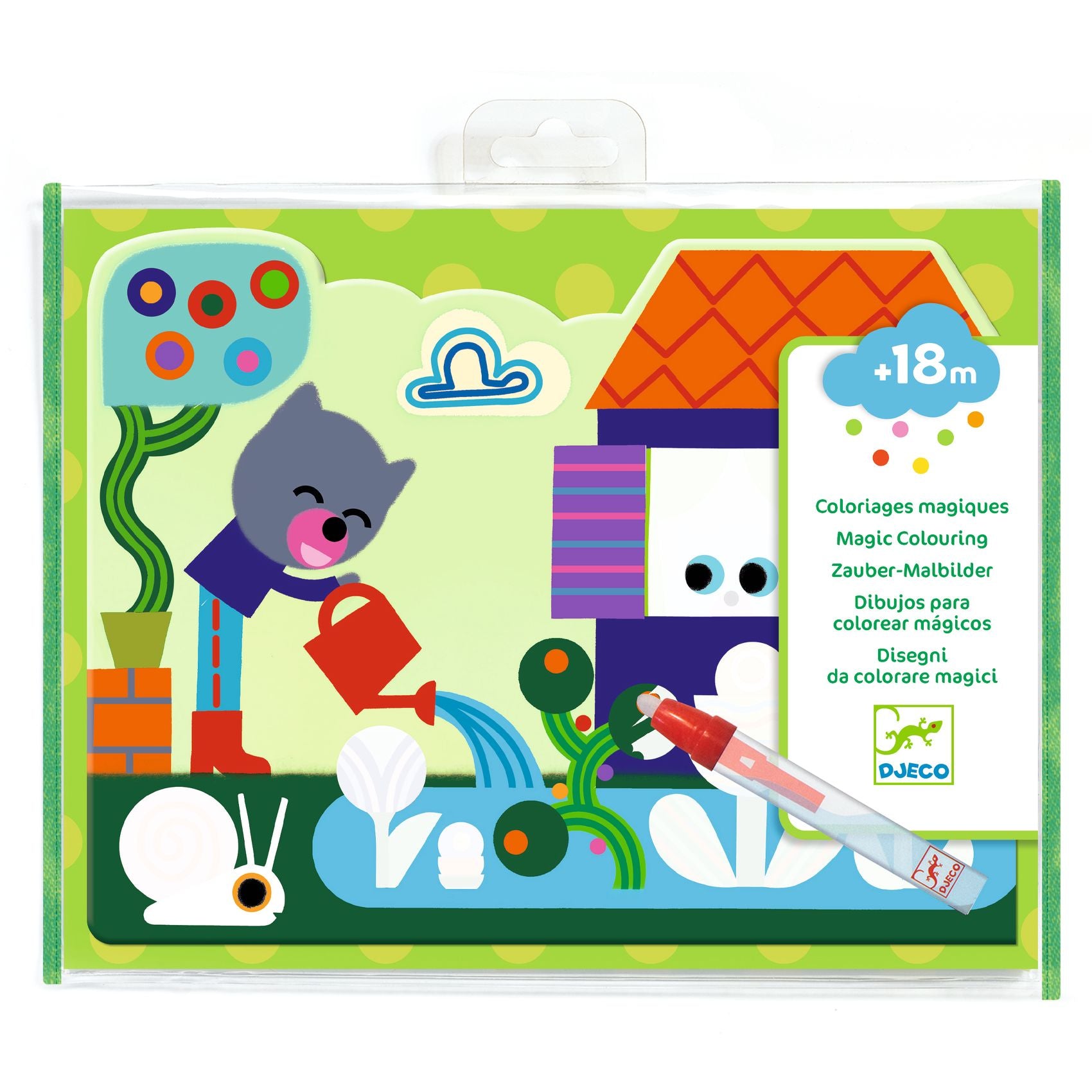 Cards Da Colorare Con Penna Ad Acqua - Il Giardino