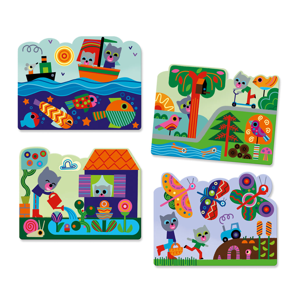 Cards Da Colorare Con Penna Ad Acqua - Il Giardino