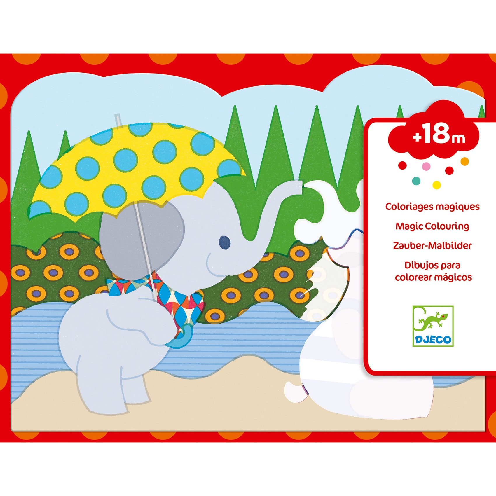 Cards Da Colorare Con Penna Ad Acqua - Nascosto Fuori